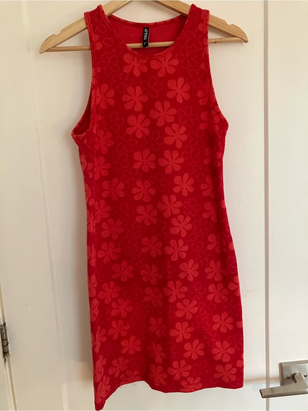 AFENDS Valerie Mini Dress in Tomato